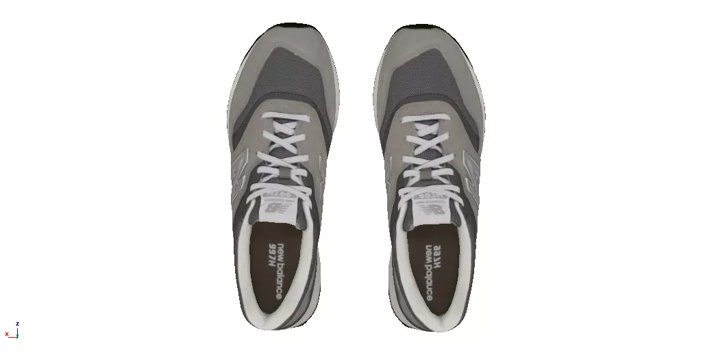 New Balance NB 997 HCA Low-poly 3D model_3