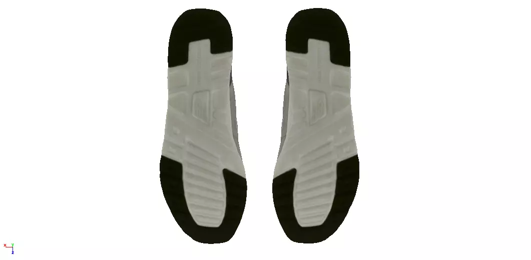 New Balance NB 997 HCA Low-poly 3D model_4