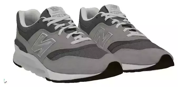New Balance NB 997 HCA Low-poly 3D model