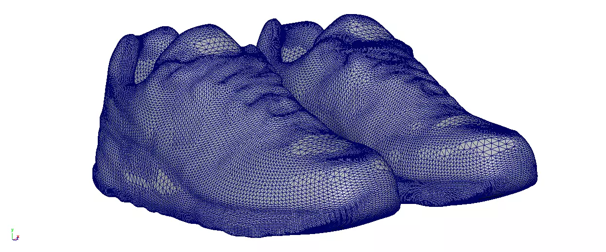 New Balance NB 999 fashion sneaker Low-poly 3D model_6