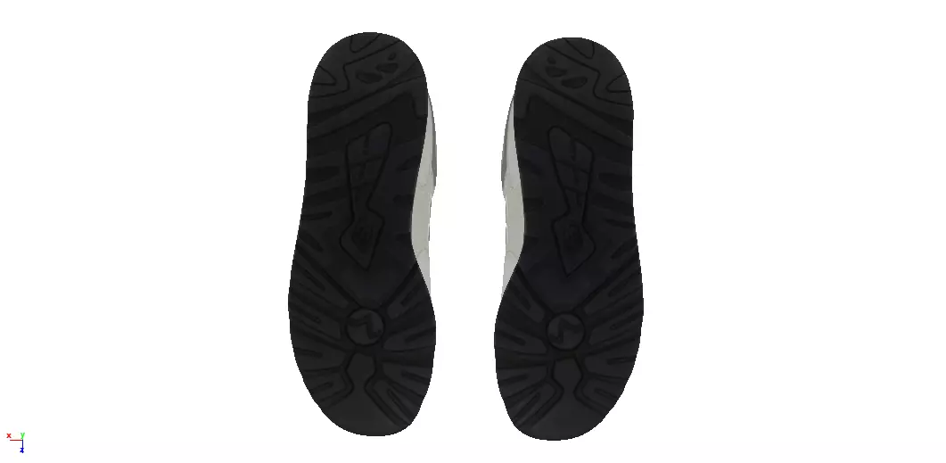 New Balance NB 999 fashion sneaker Low-poly 3D model_4