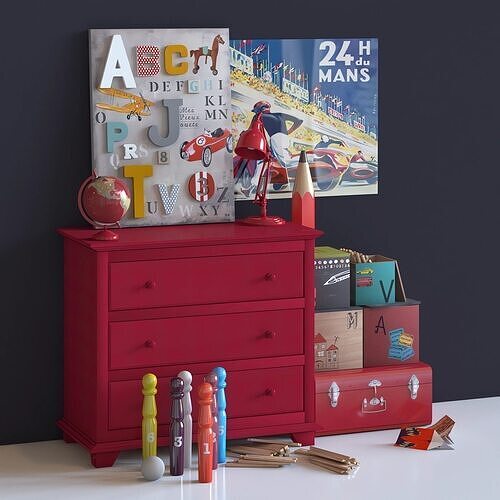 Chambre Du Pilote 3D model