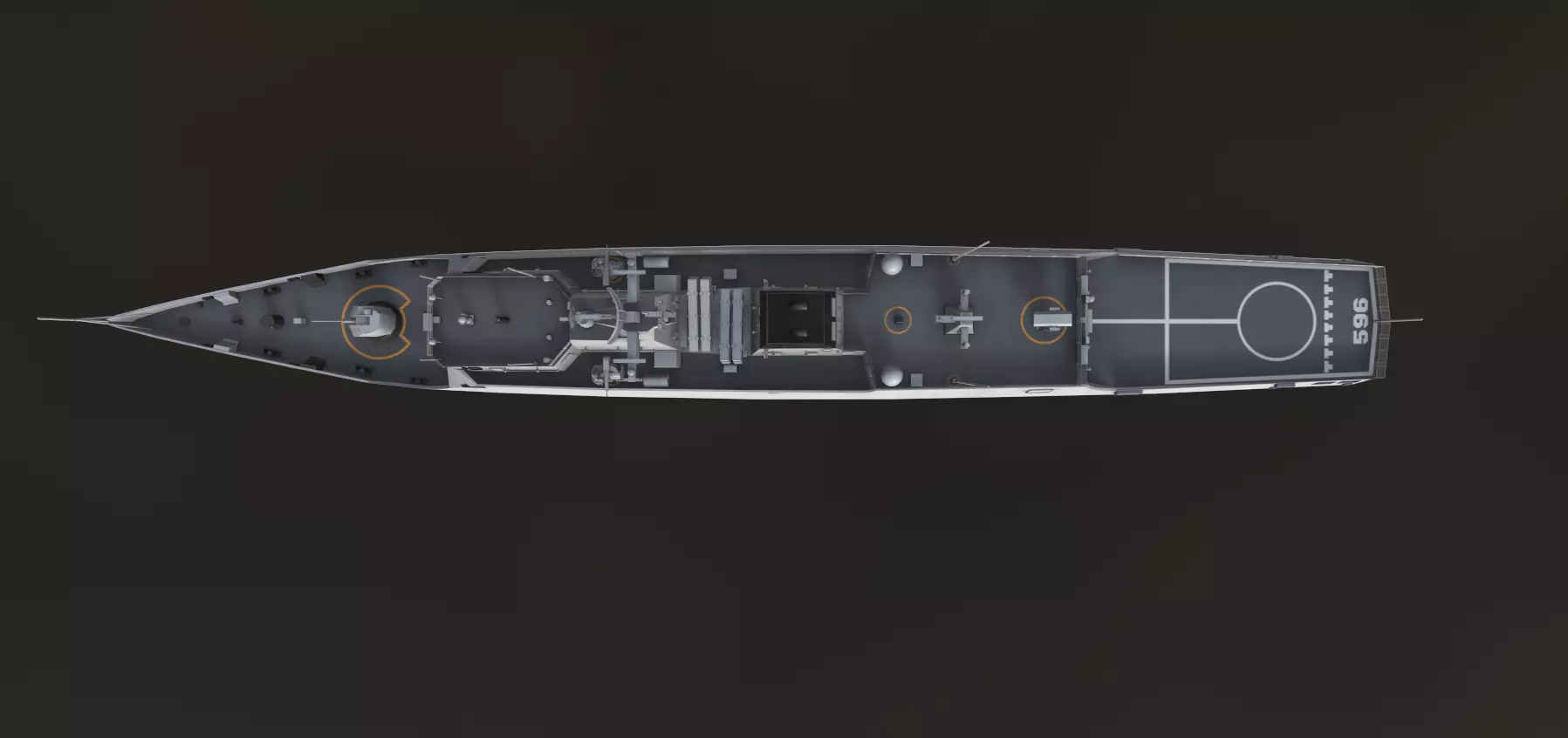 Type 056 Corvette  Jiangdao Class Corvette  3D model_11