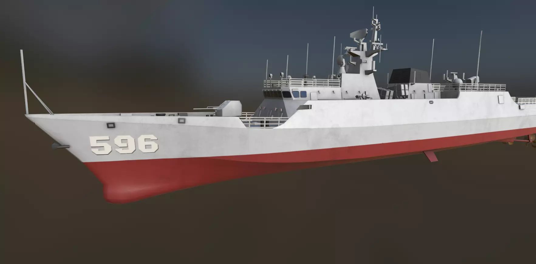 Type 056 Corvette  Jiangdao Class Corvette  3D model_0