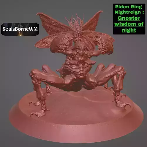 Elden Ring Nightreign Gnoster Wisdom of Night 3D print model