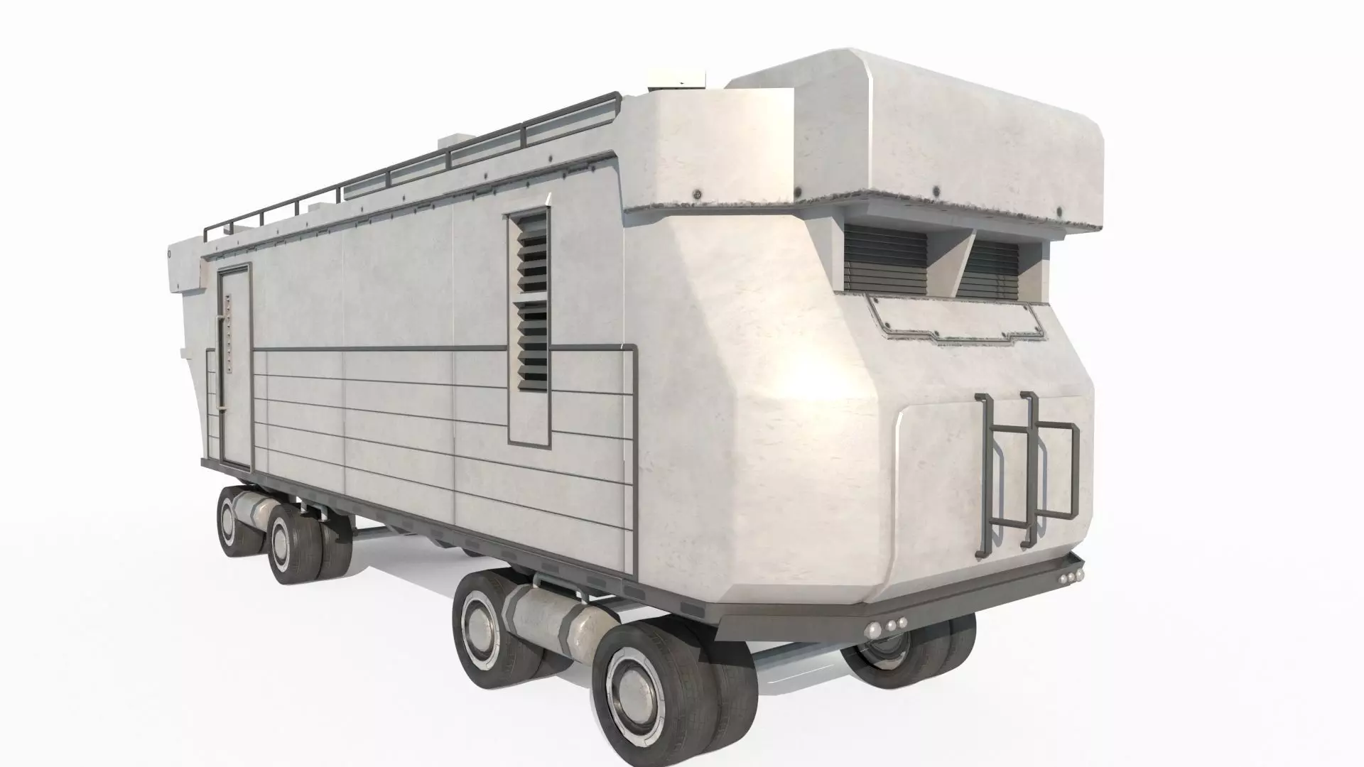 Future sci-fi style RV 3D model_9