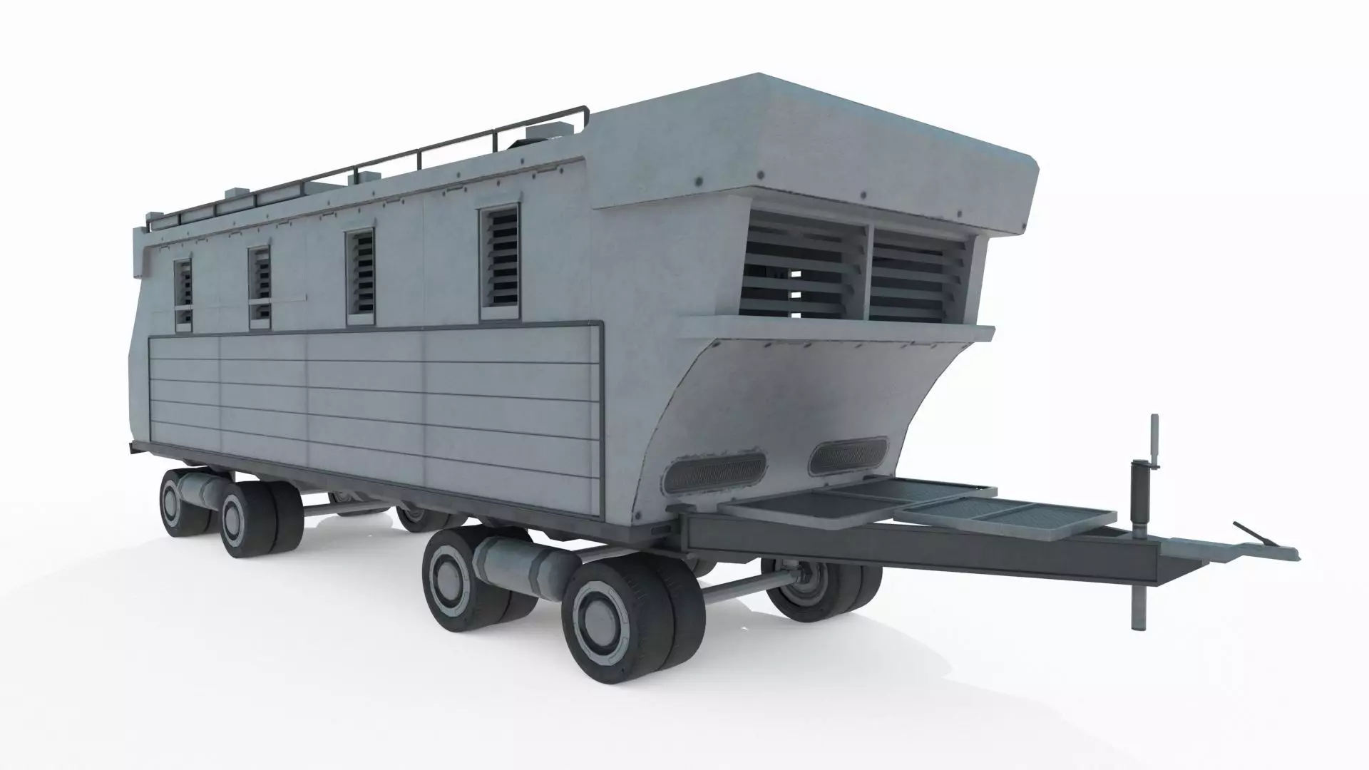 Future sci-fi style RV 3D model_8