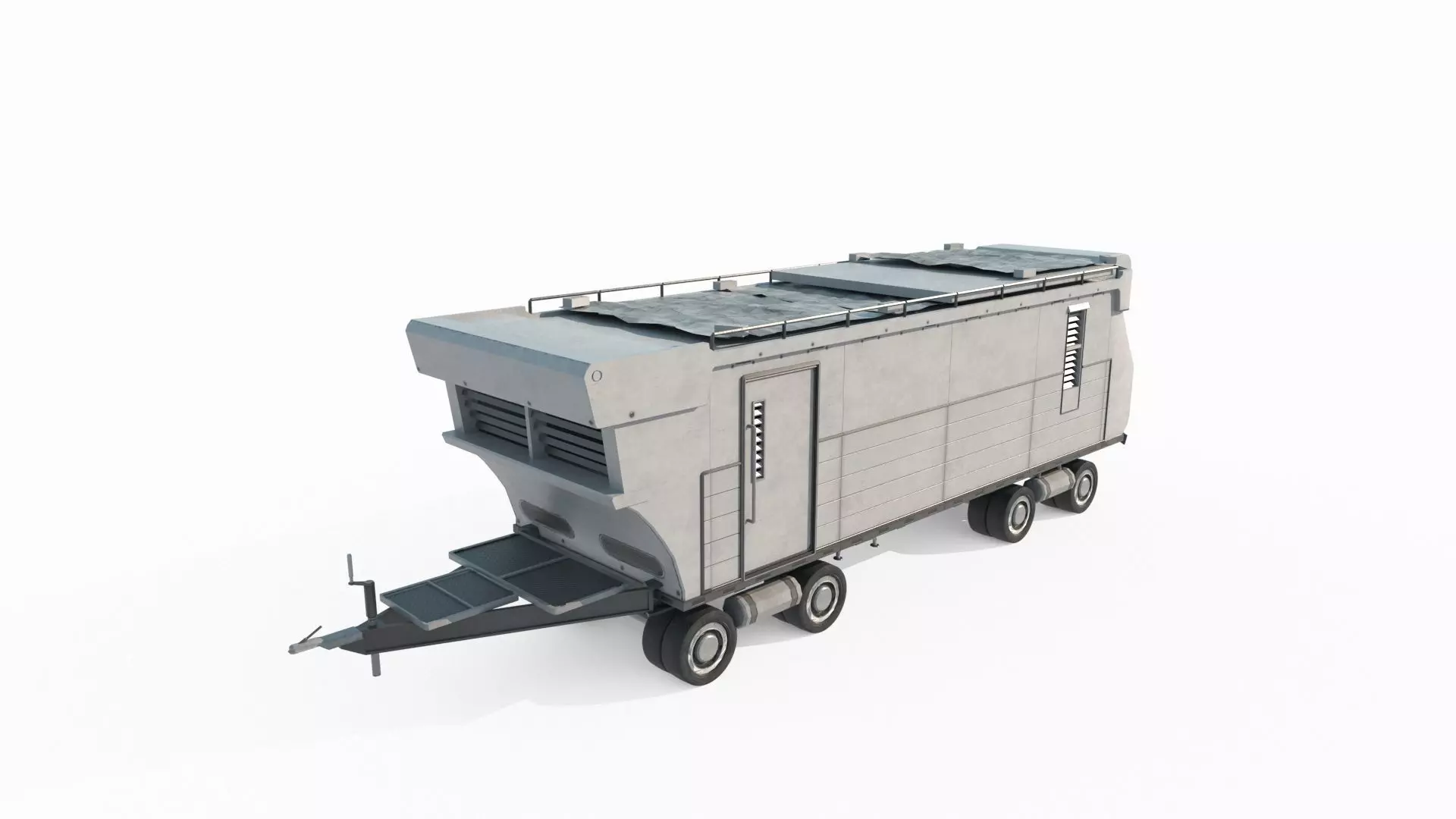 Future sci-fi style RV 3D model_4