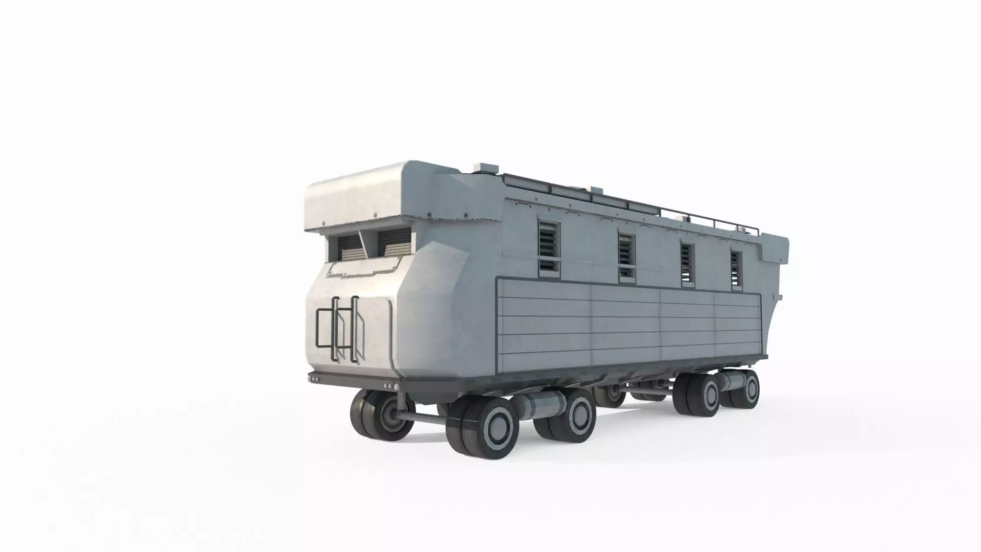 Future sci-fi style RV 3D model_5