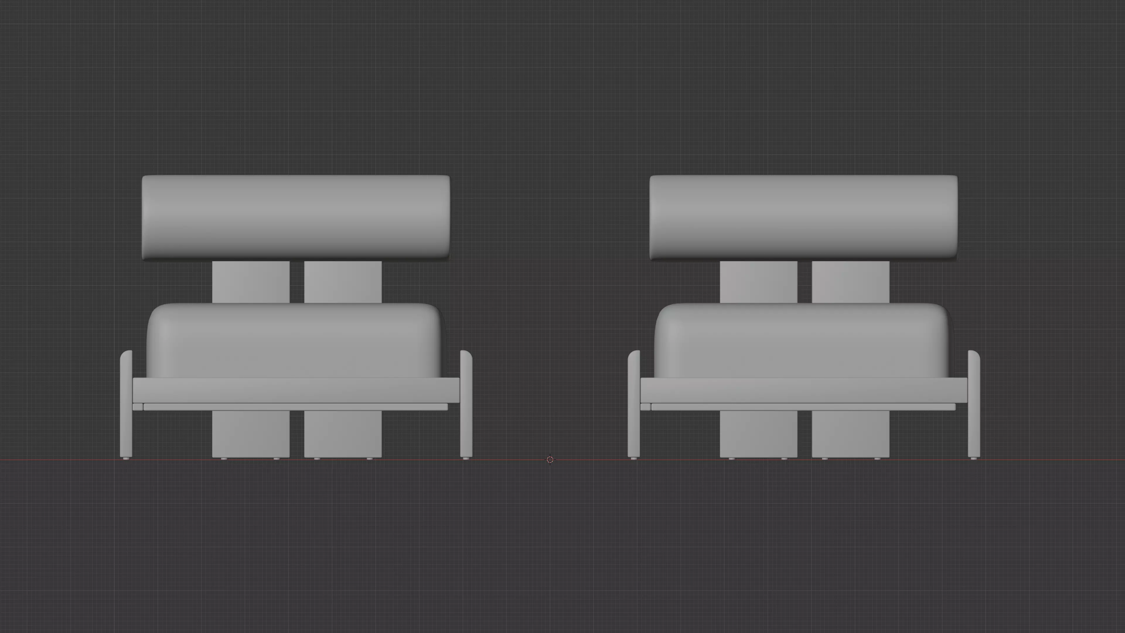 Eivor Lounge Chair 2 Wood Variants Natural and Aged Teak 3D model_3