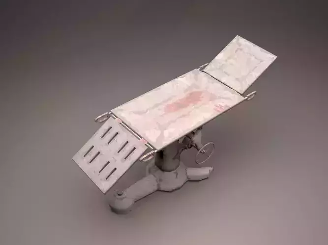 Rusty Medical Interior - Medical Chair Game ready