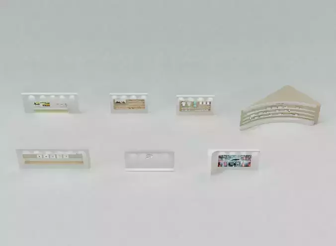 Modern Retail Wall Display Pack