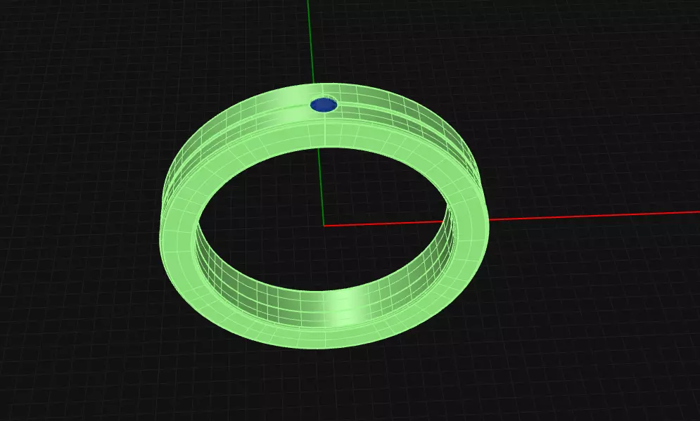 Wedding Ring 3D print model_0