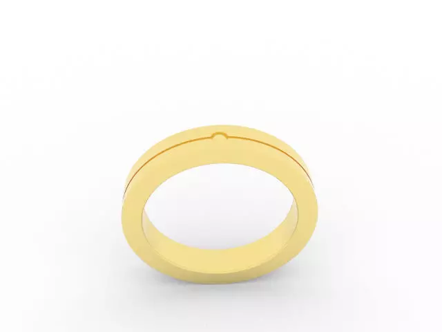Wedding Ring 3D print model_3