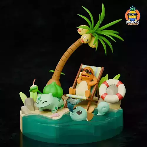first gen starters diorama