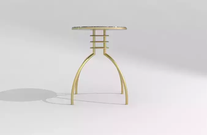 Marble Elegance Side Table