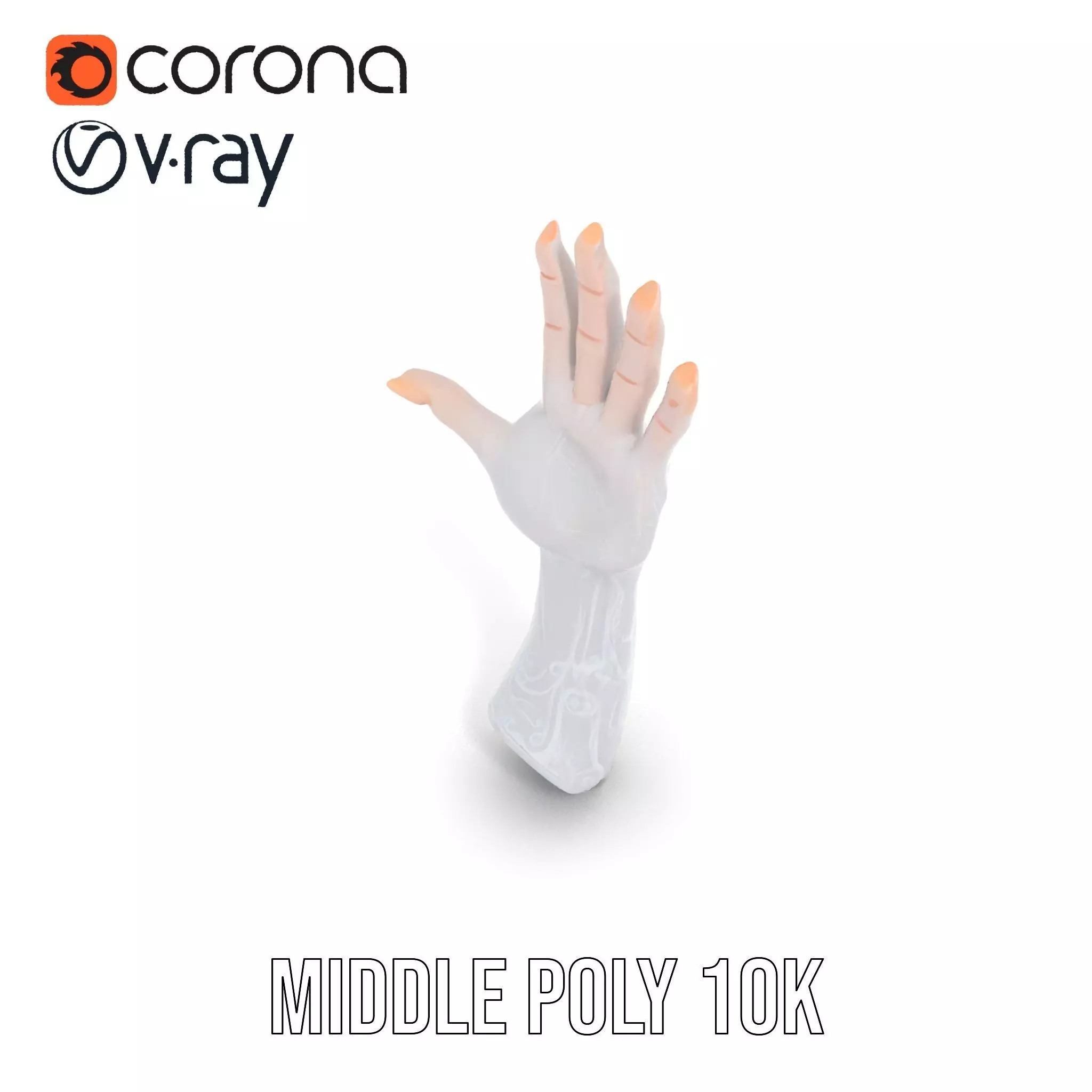 Realistic Human Arm with Tattoo Model Pack Low-poly 3D model_5