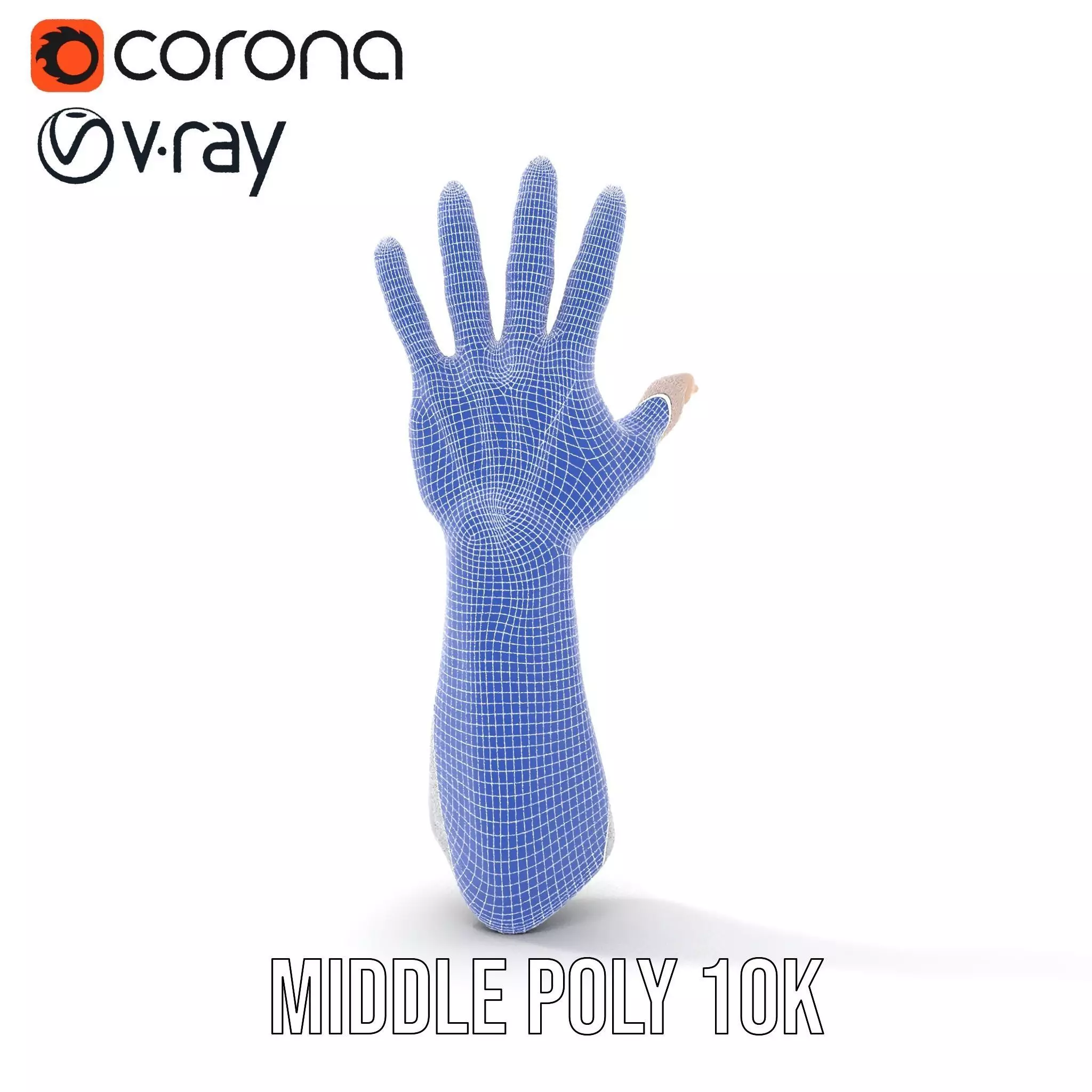 Realistic Human Arm with Tattoo Model Pack Low-poly 3D model_26