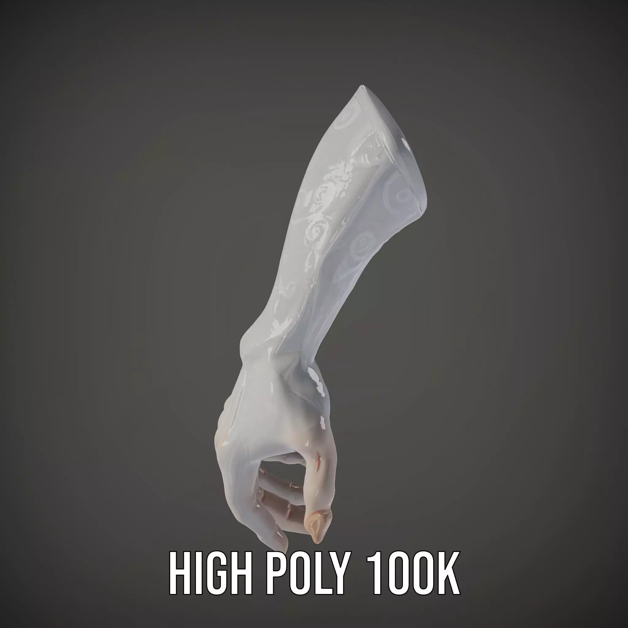 Realistic Human Arm with Tattoo Model Pack Low-poly 3D model_31