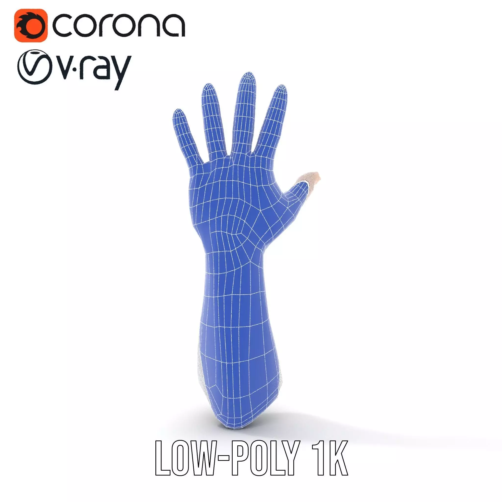 Realistic Human Arm with Tattoo Model Pack Low-poly 3D model_14