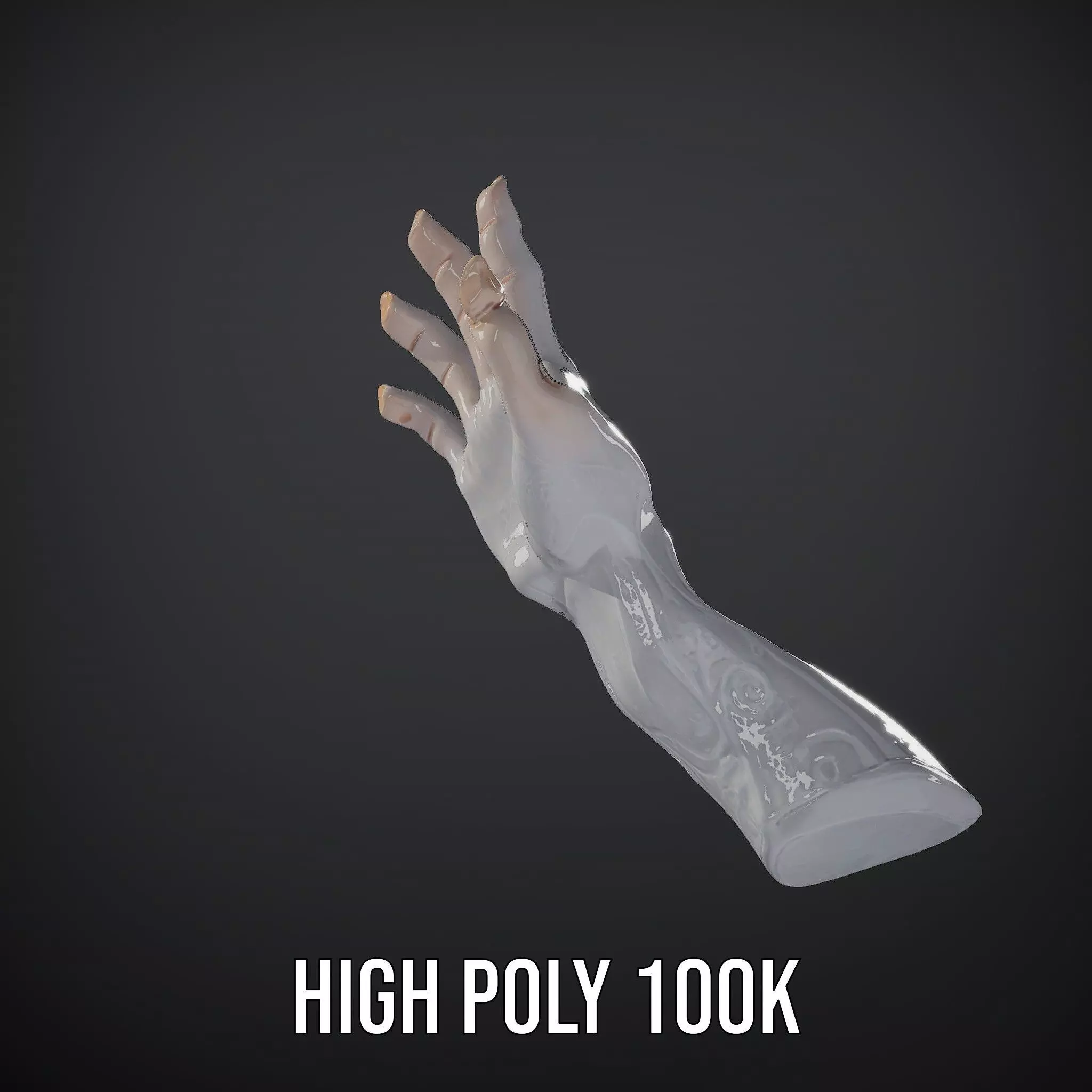 Realistic Human Arm with Tattoo Model Pack Low-poly 3D model_33