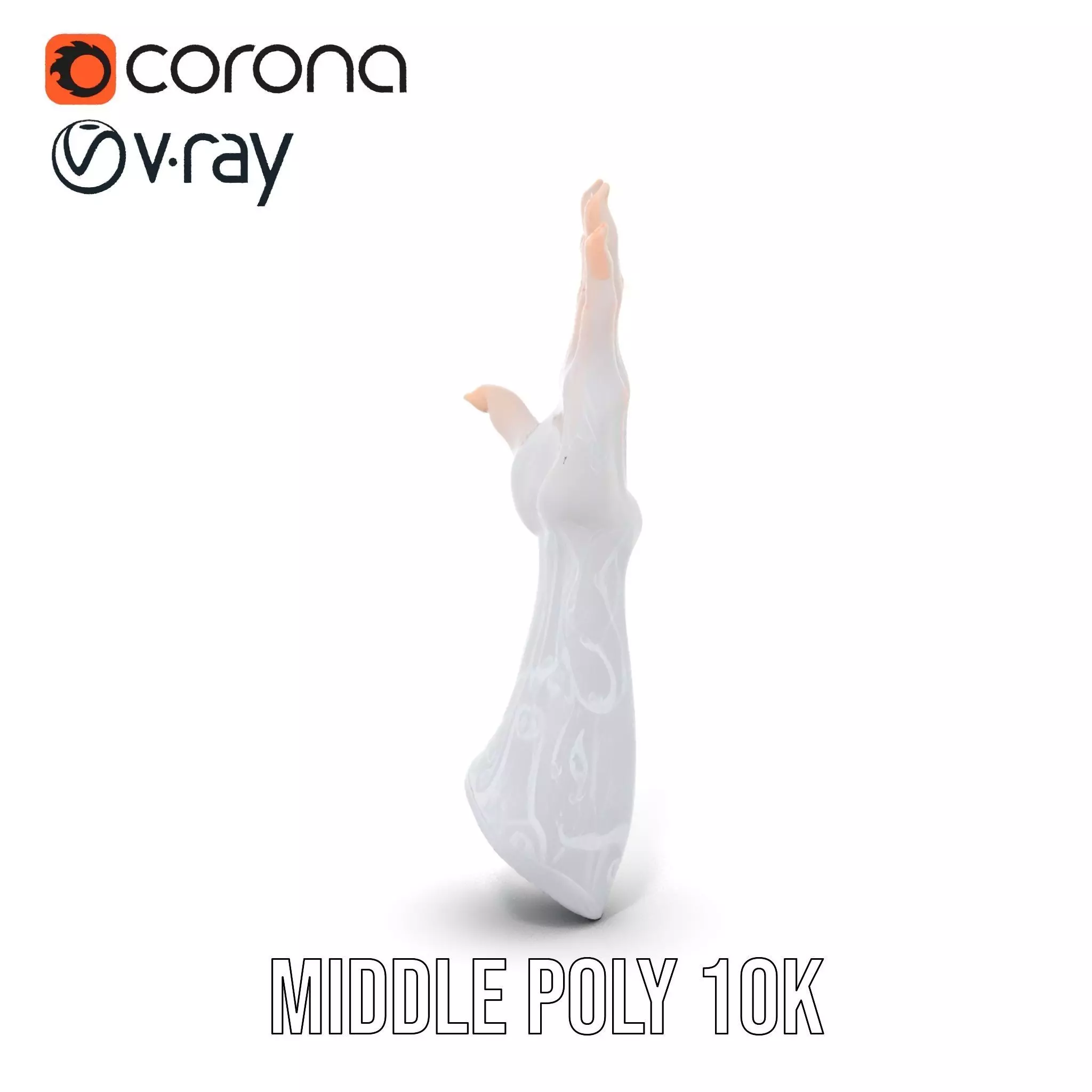 Realistic Human Arm with Tattoo Model Pack Low-poly 3D model_21