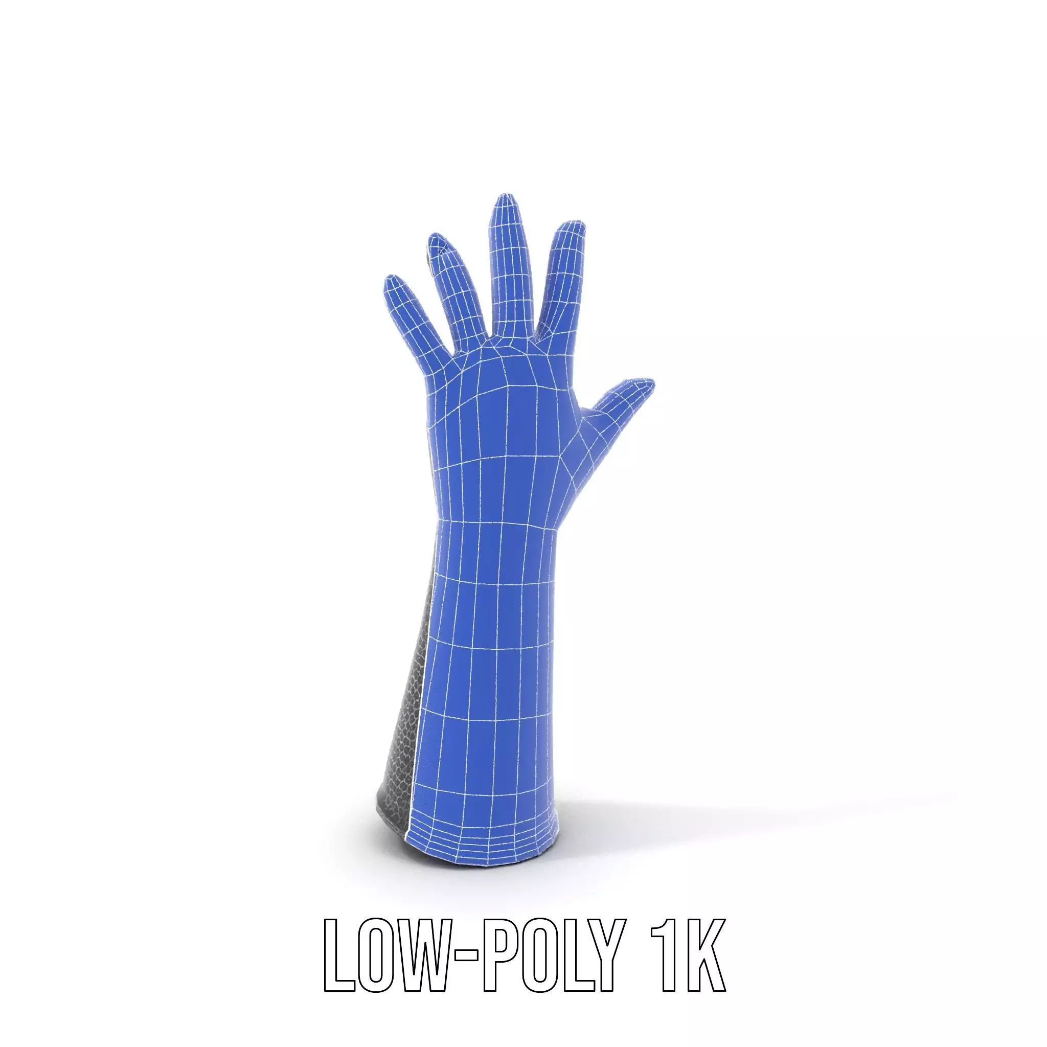 Chainmail Glove Model Pack  Detailed Medieval Armor Accessory Low-poly 3D model_8