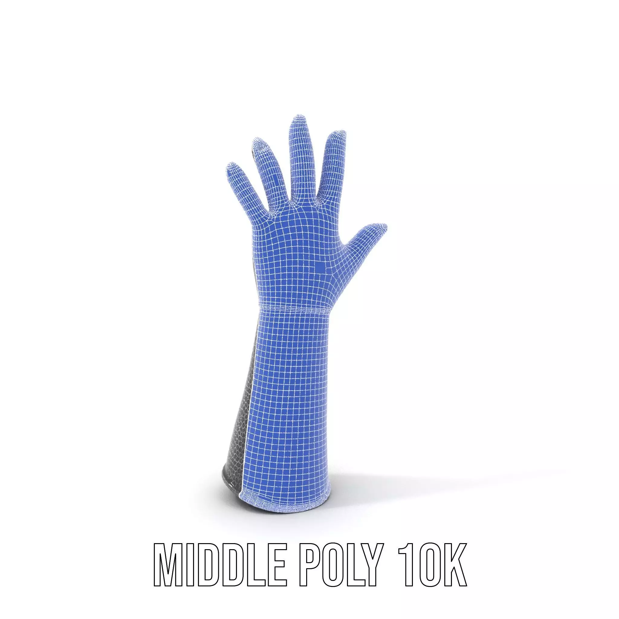 Chainmail Glove Model Pack  Detailed Medieval Armor Accessory Low-poly 3D model_23