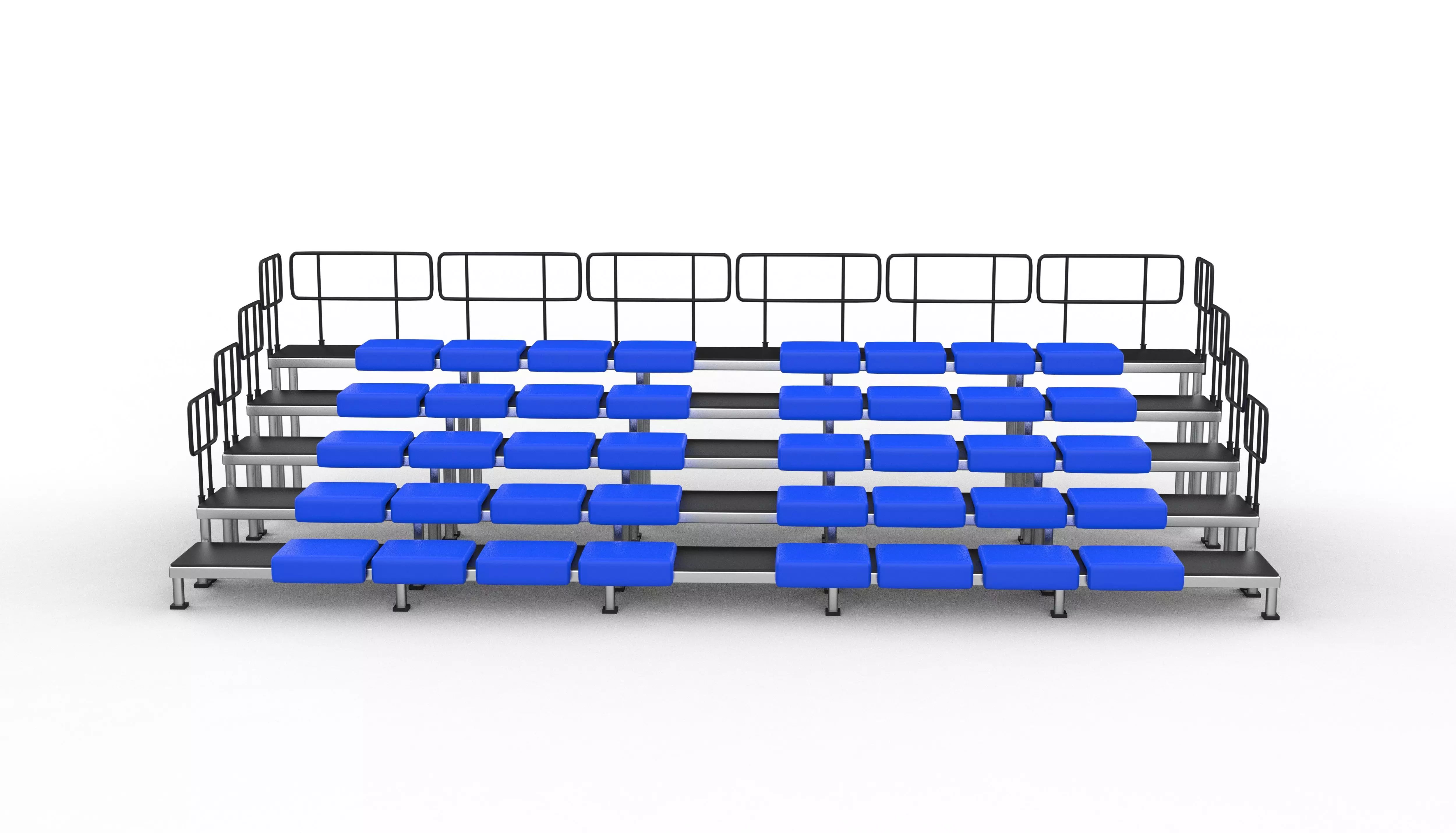 bleacher module 3D model_5