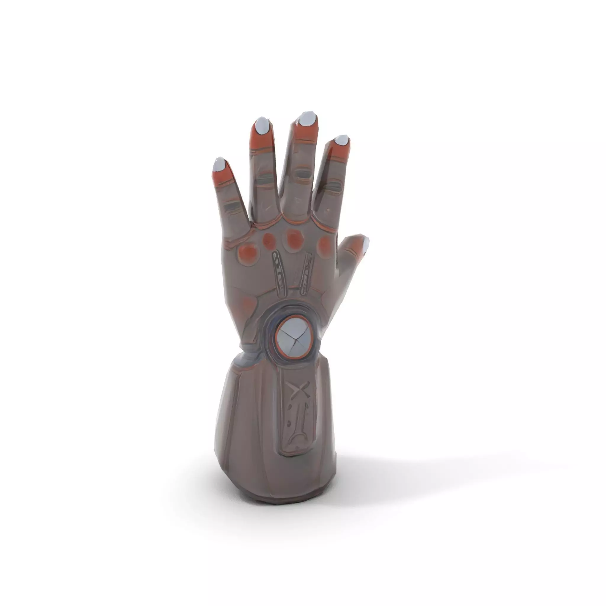 Futuristic Mechanical Glove Model Pack Low-poly 3D model_7