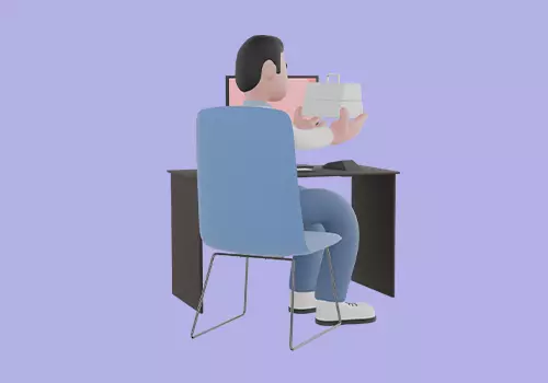 Stylized 3D Male Doctor Character-Holding First Aid Kit Smiling 3D model_5