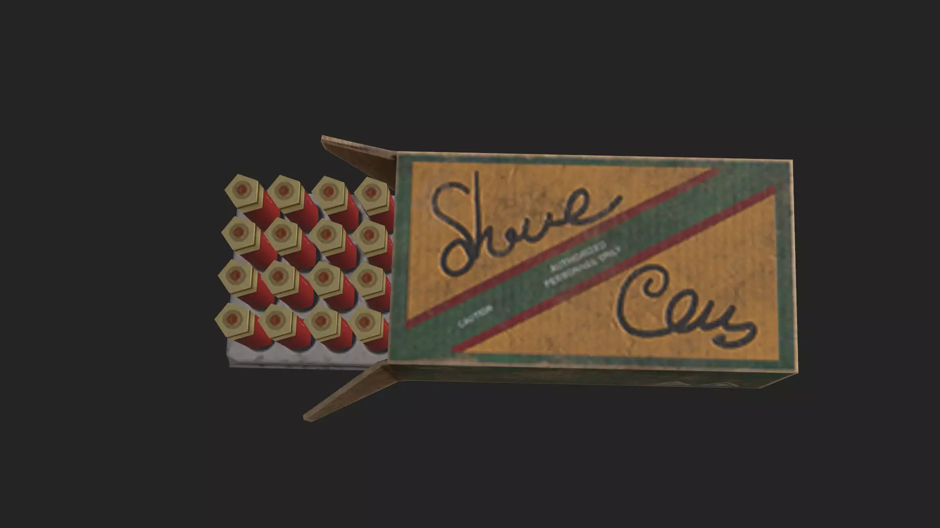 Bullet D Model 001 Low-poly 3D model_8