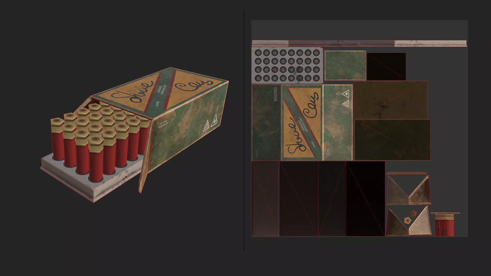 Bullet D Model 001 Low-poly 3D model_10