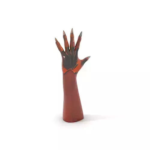 Dragon Claw Gauntlet Model Pack with Detailed Texture Low-poly 3D model