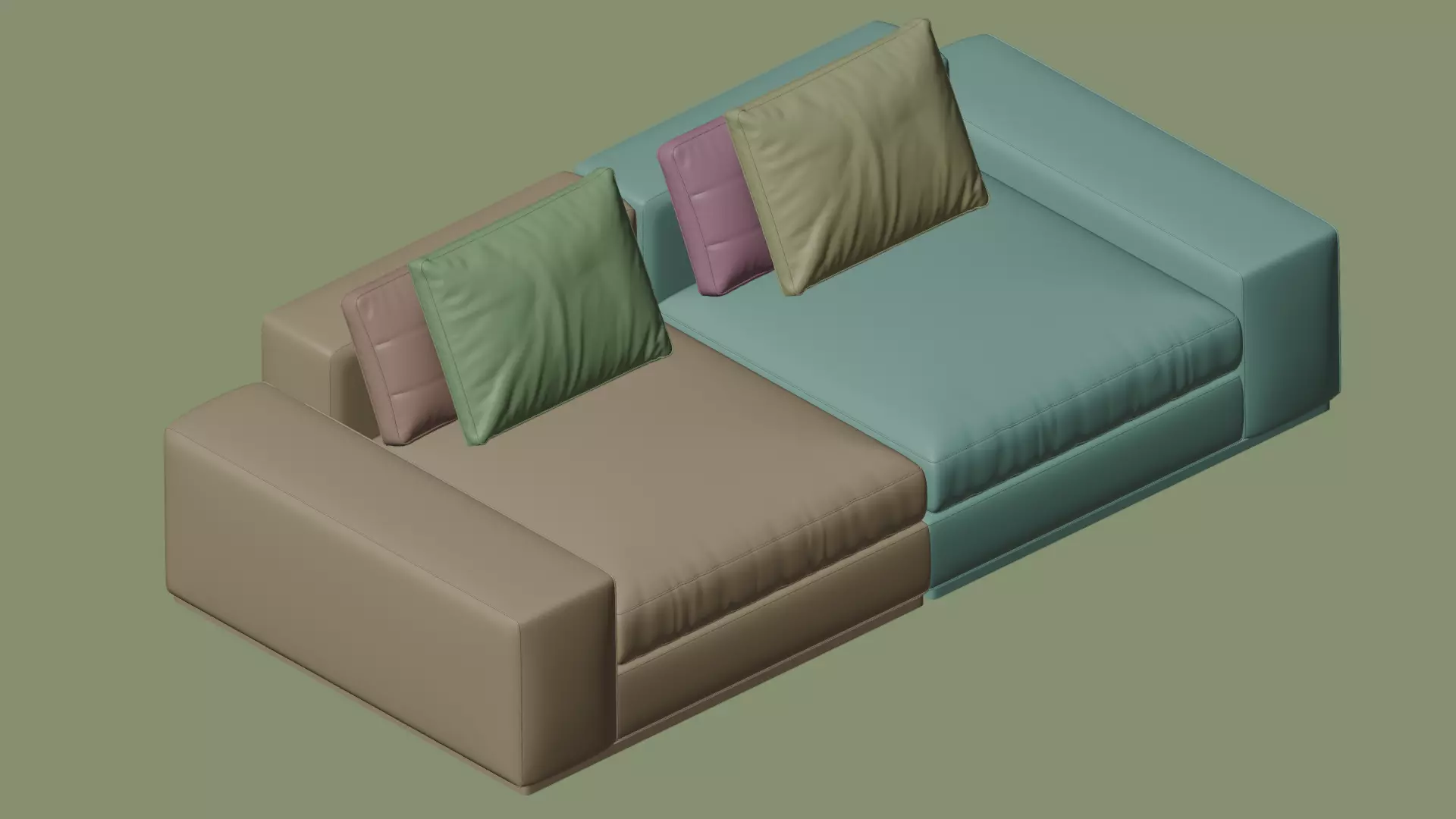 Velora Sofa  Midpoly 3D Model 3D model_4