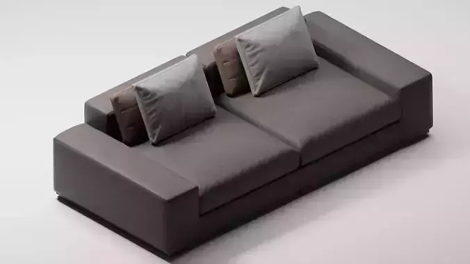 Velora Sofa  Midpoly 3D Model