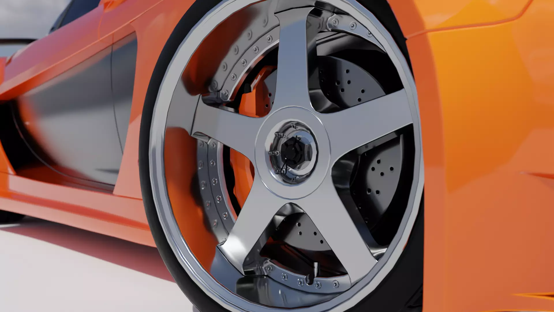 Mazda RX Veilside 3d Model Rigged 3D model_3