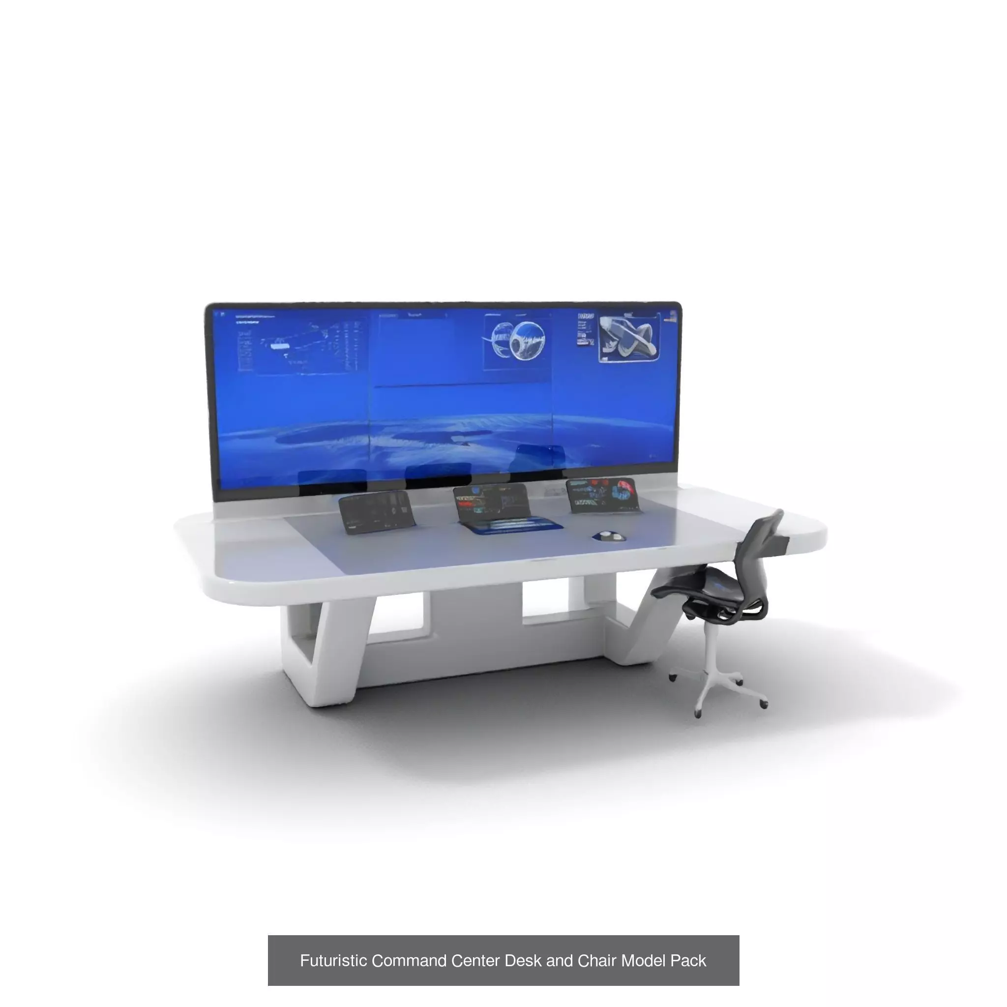 Futuristic Spaceship Control Tables Collection _26