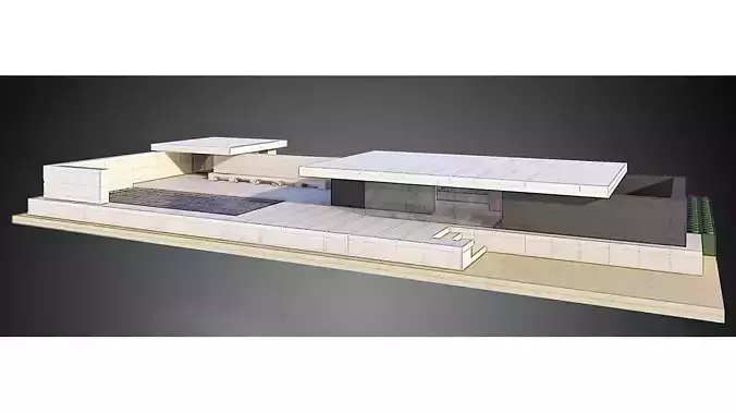 Barcelona Pavilion 3D model