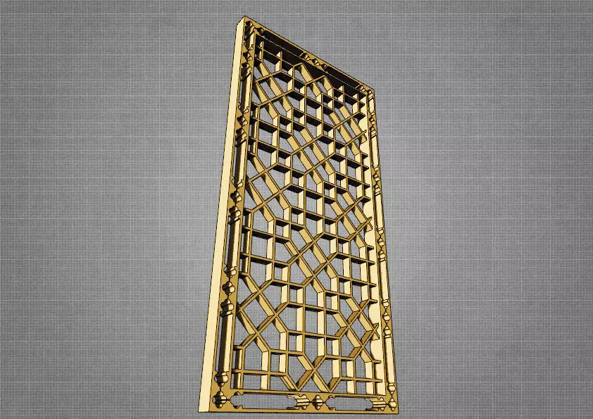 INDIAN STONE JALI 3D print model_0