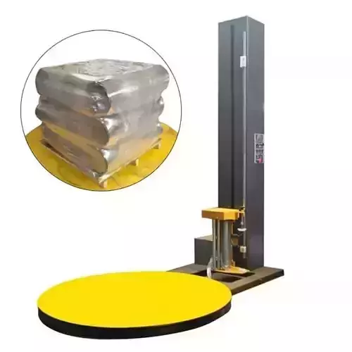 Automatic Pallet Wrapping Machine with Turntable 3D model