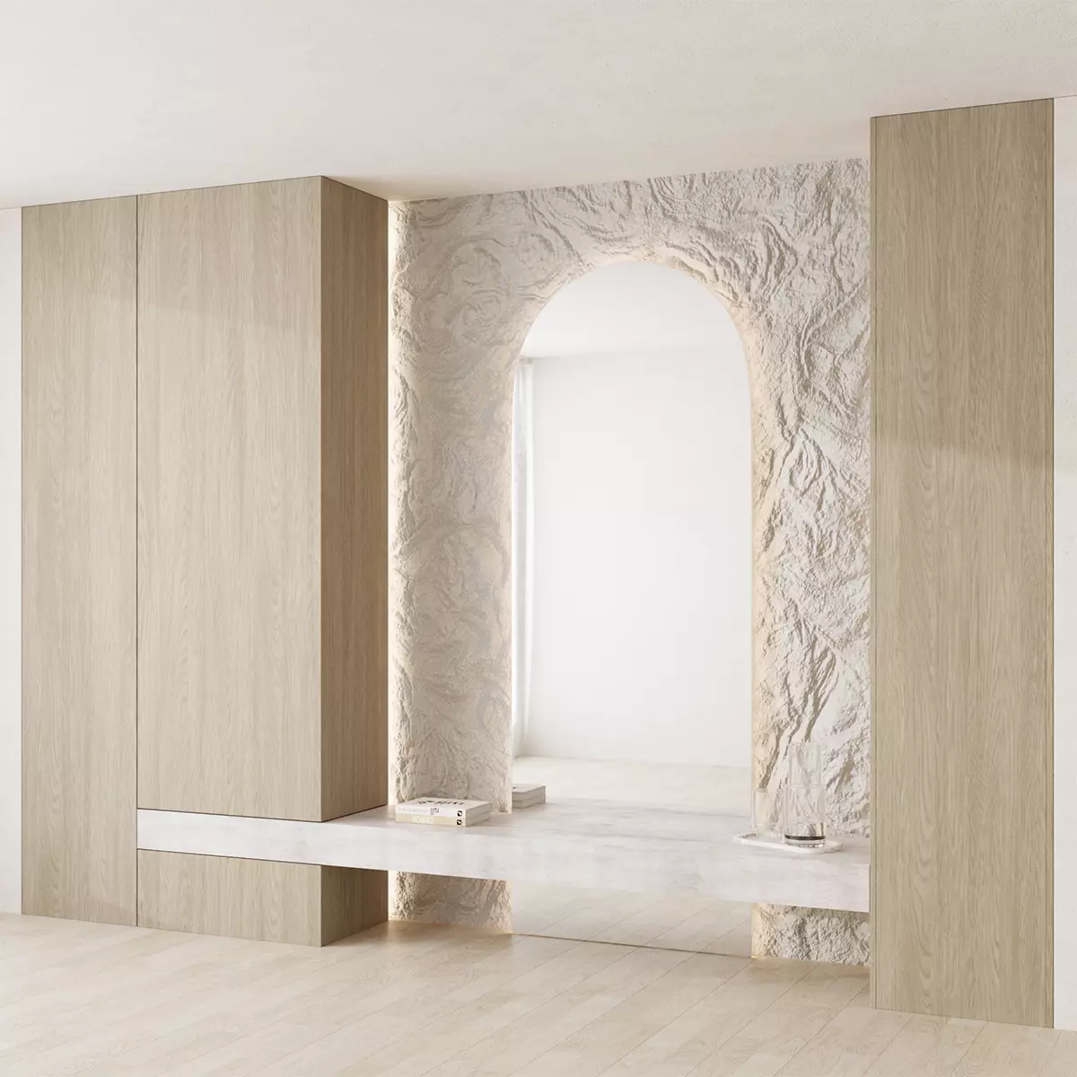 Hallway 04 3D model_1