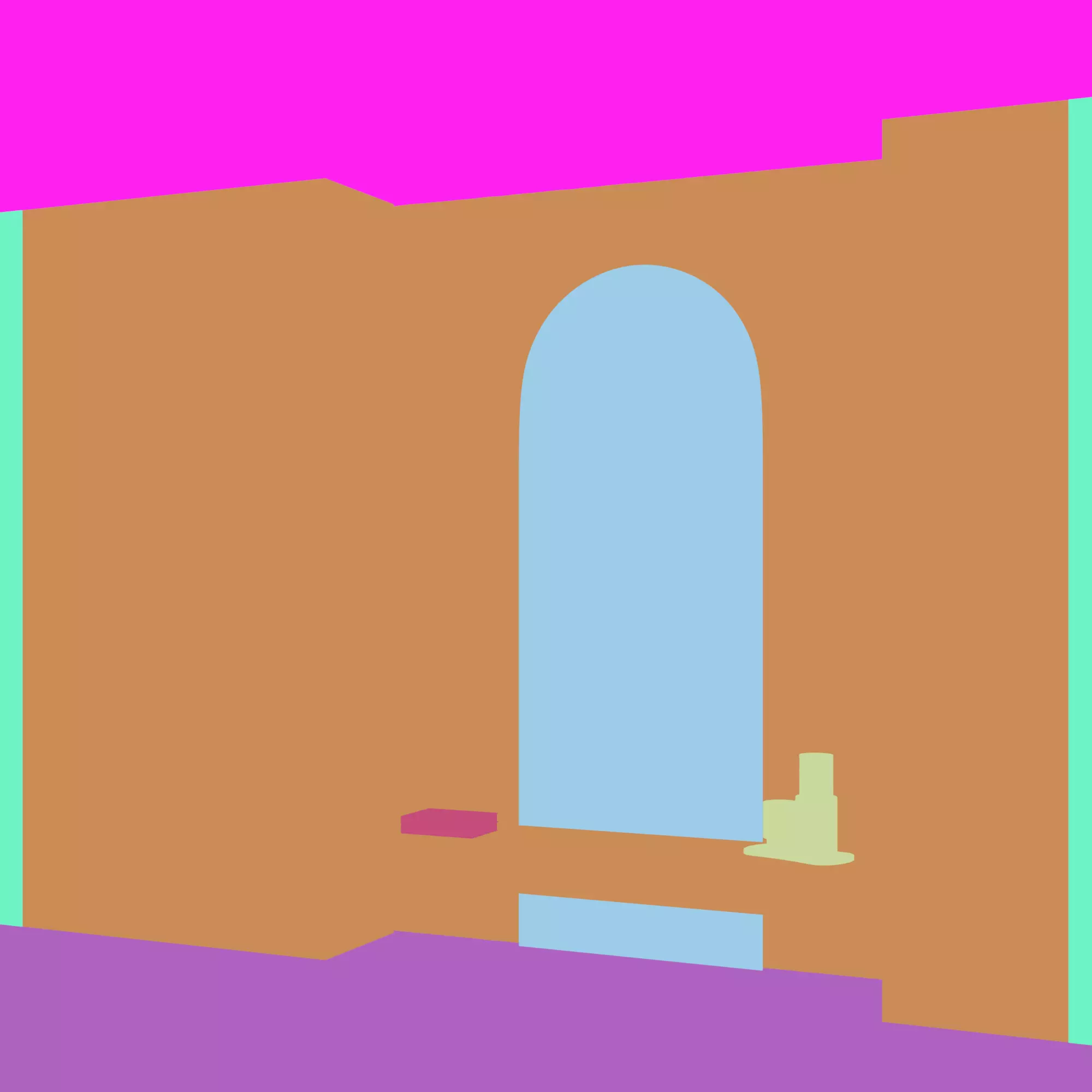 Hallway 04 3D model_5