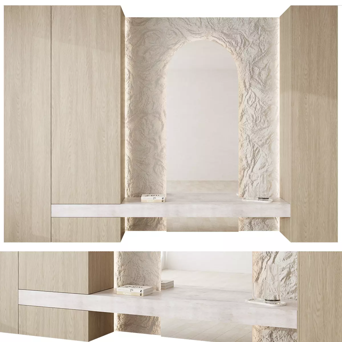 Hallway 04 3D model_2