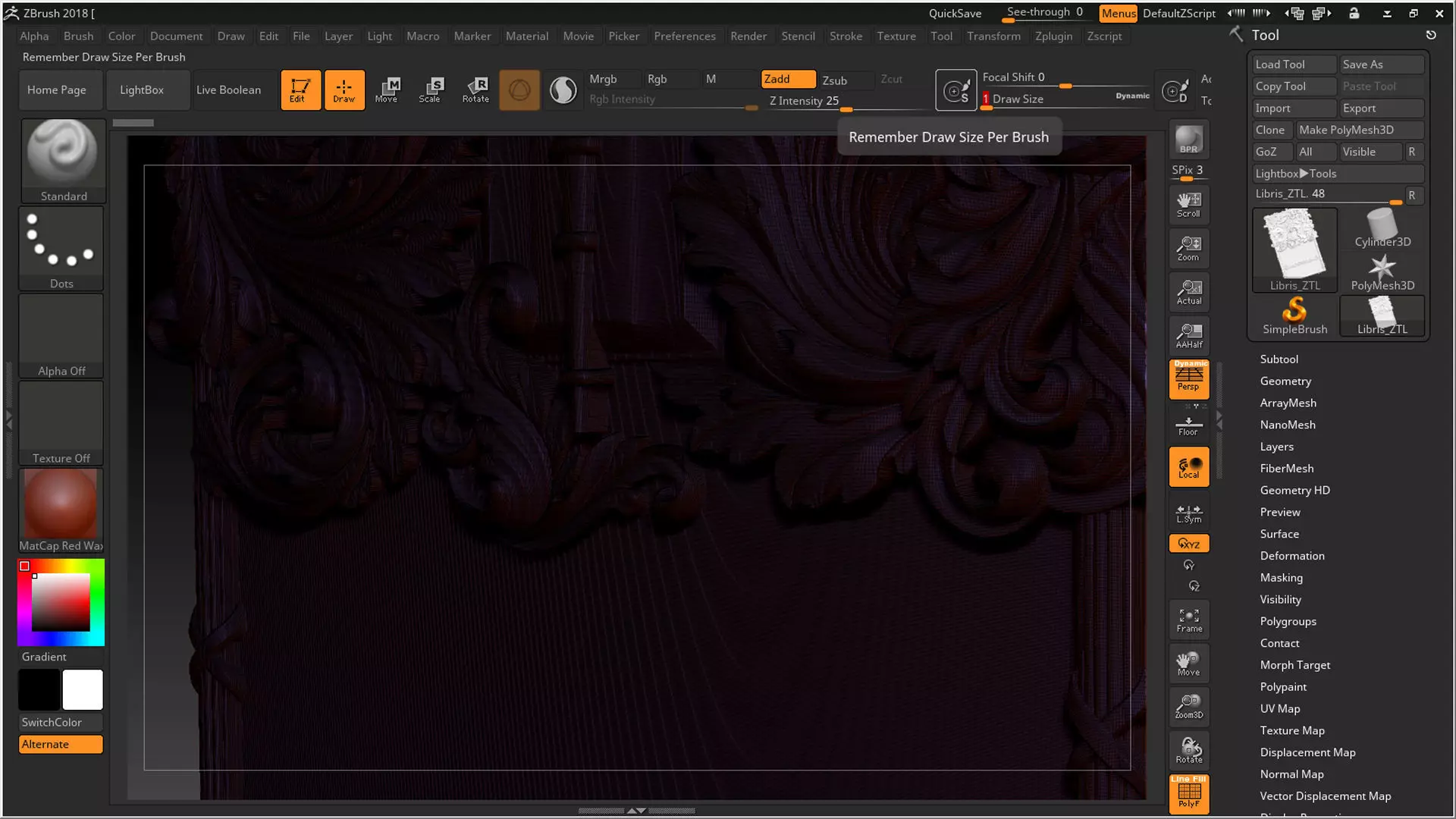 Ornamental Bas-Relief 3D Model 3D print model_20