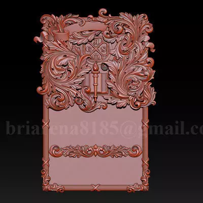 Ornamental Bas-Relief 3D Model 3D print model_18