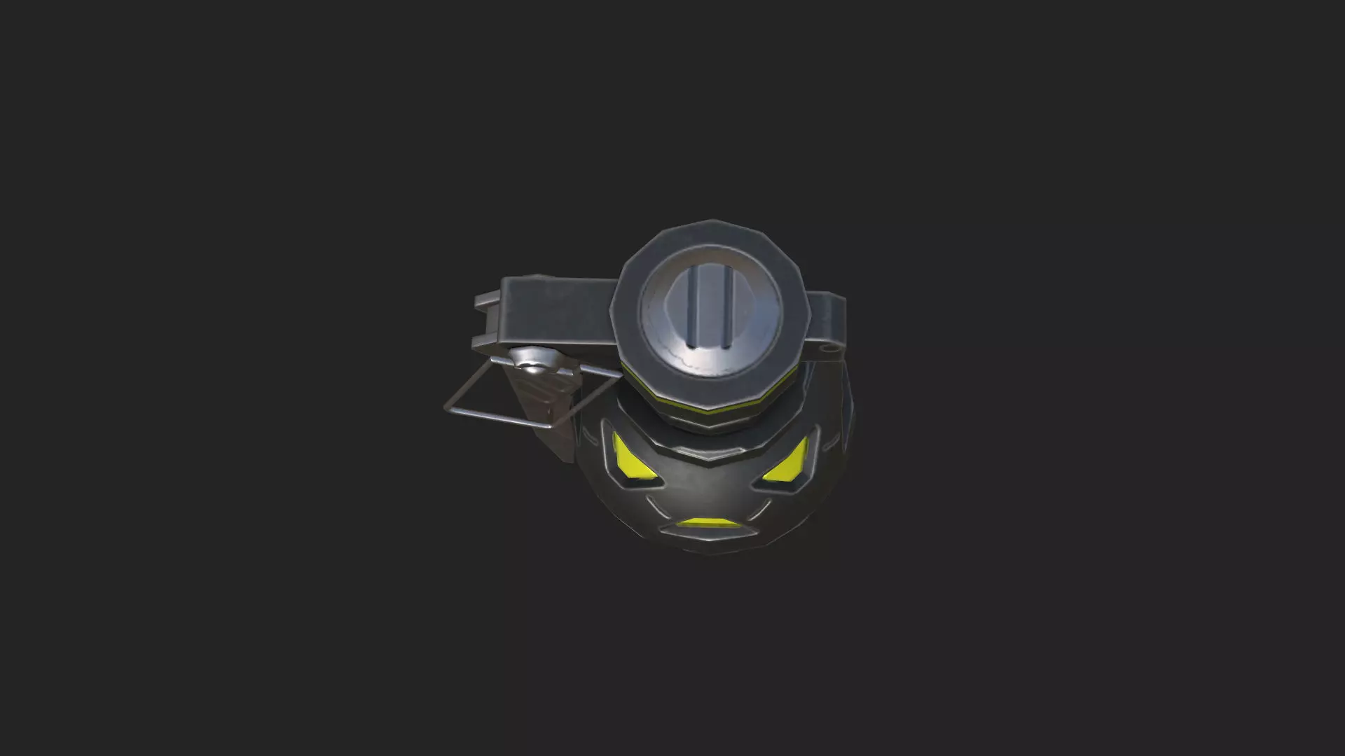 Hand Grenade 3D Model 002 Low-poly 3D model_7