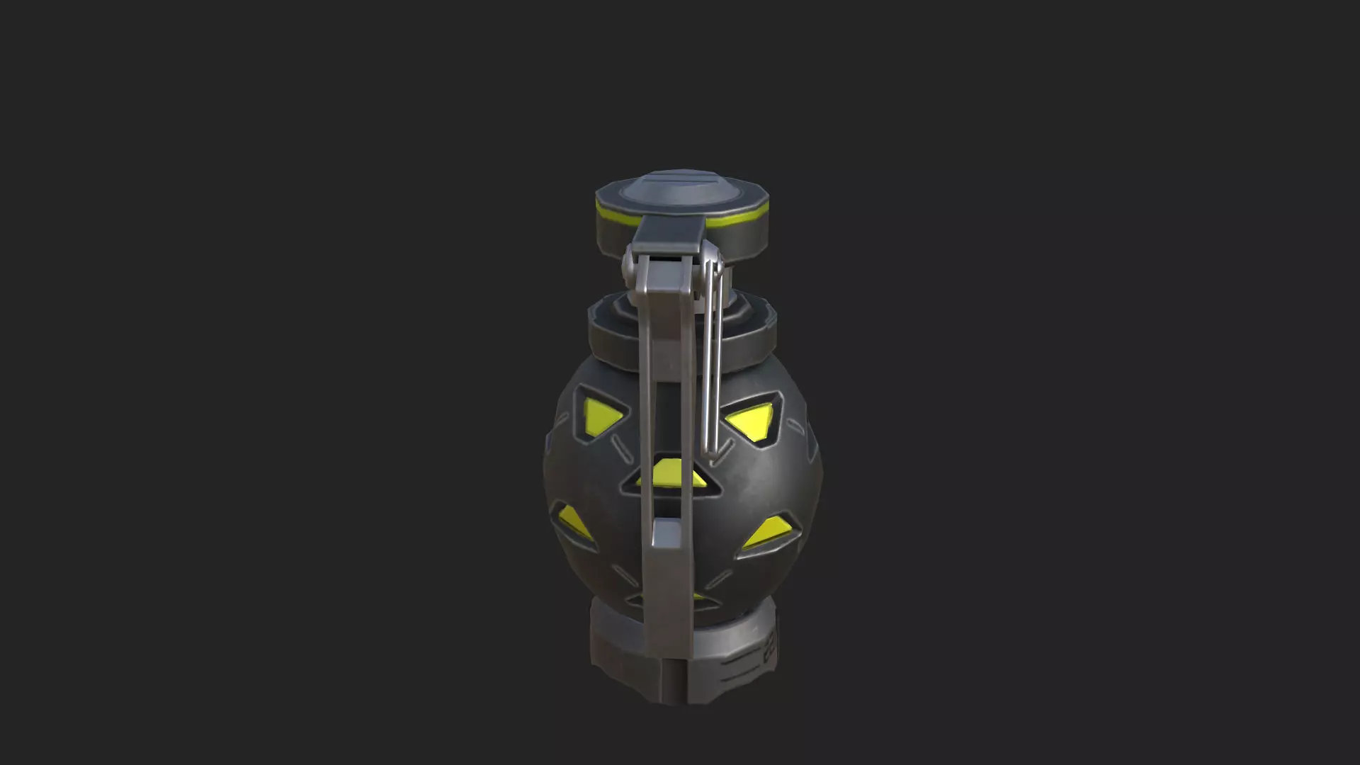 Hand Grenade 3D Model 002 Low-poly 3D model_5
