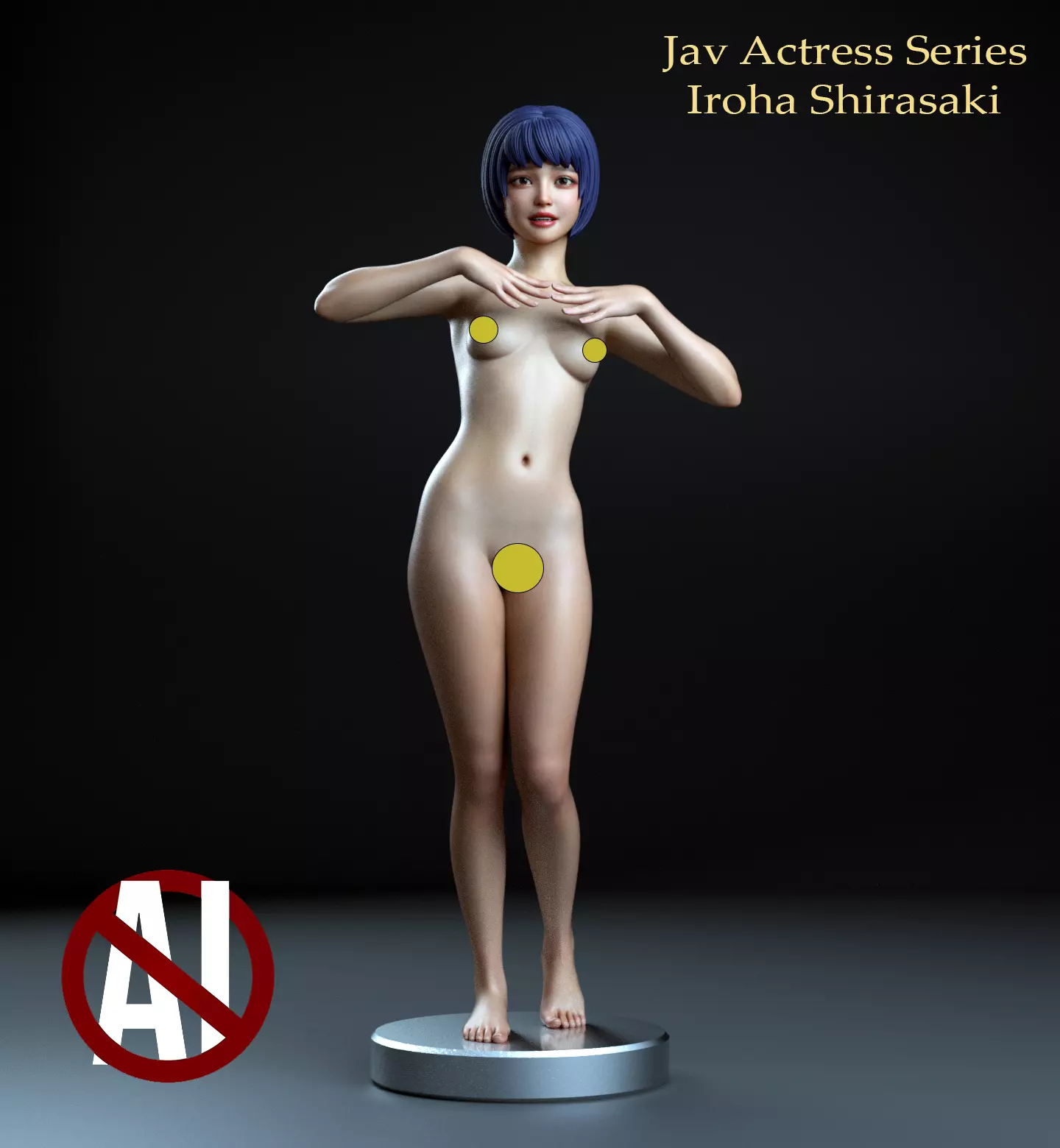 Jav Actress Series - Iroha Shirosaki 3D print model_1