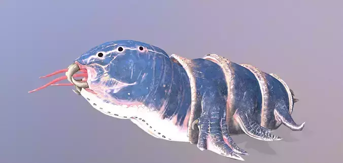 LAZY Giant Blue Worm Multi Action